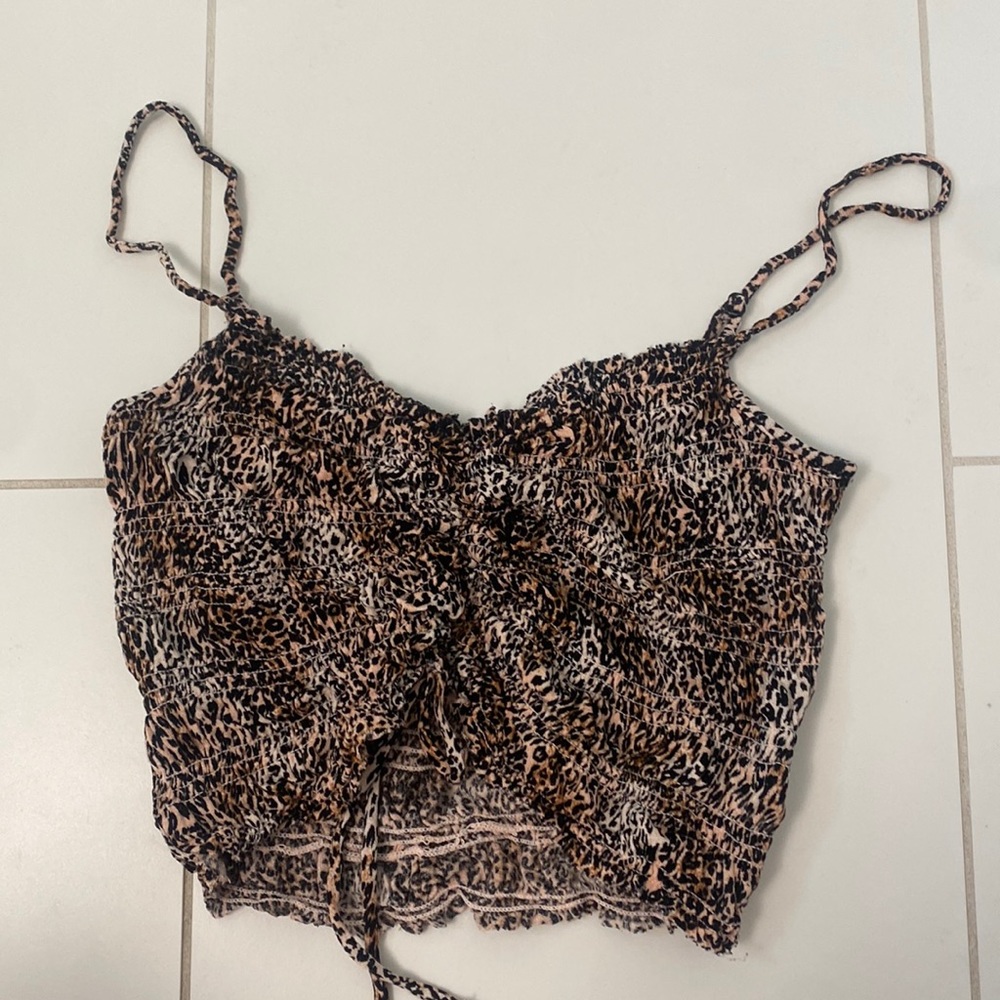 Urban outfitters cheetah tank top